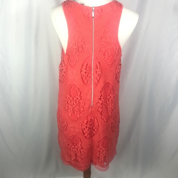 Tart Embroidered Lace Shift Dress, Sleeveless Pink - Picture 3 of 3